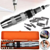 Набор ударных отверток 14 предметов с переходником и битами, ударно-поворотная отвертка 1/2"