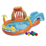 Надувной игровой центр Bestway 53069 Лагуна с горкой и шариками