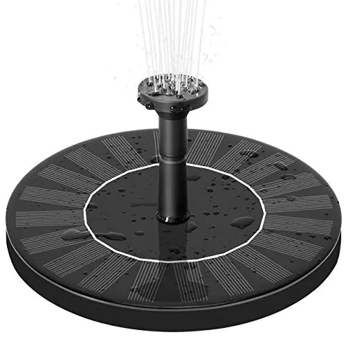 Фонтан на солнечной панели круглый 130 мм макс. высота до 60 см