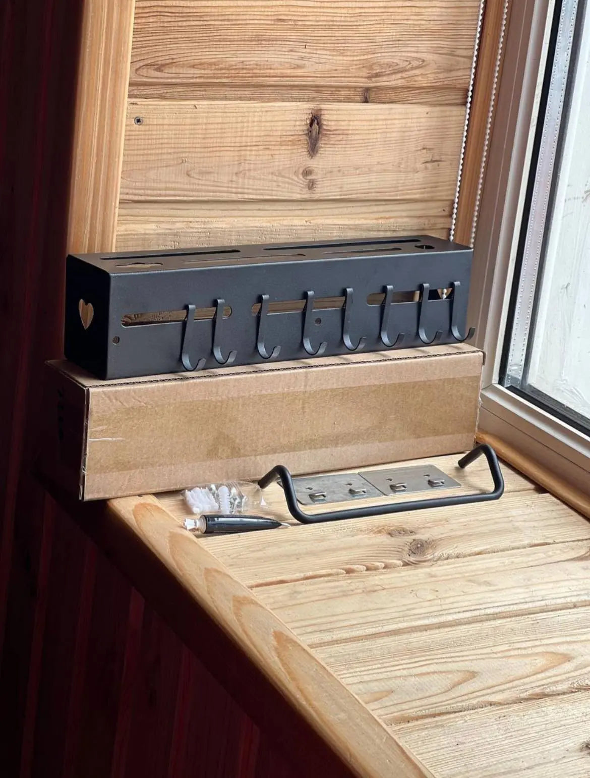 Настенная многофункциональная стойка для хранения кухонных принадлежностей 30 см