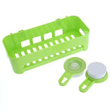 Настенная подставка для мыла шампуни губки на присосках LY-571