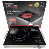 Настольная плита электрическая сенсорная инфракрасная одноконфорочная Zepline ZP-061 2200 Вт