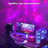 Ночной куб проектор северного сияния RGB Настольная лампа 4 цветов. Проекция водяной волны. LED светильник от USB
