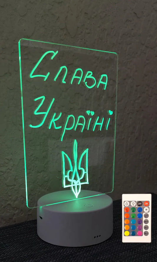 Ночник планер светодиодный  Plutus-Quinn, планшет для рисования