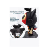 Ночник проектор звездное небо CASTLELADY собака серая космонавт ROBOT DOG