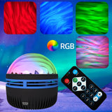 Ночник-проектор RGB и пульт ДУ, от USB, AT-0 / Светодиодная лампа