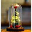Новогодняя елка в колбе с LED подсветкой со светодиодной гирляндой