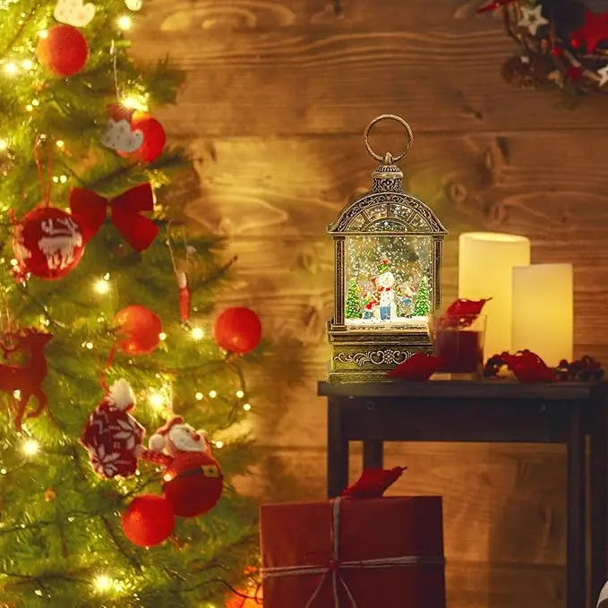 Новогодний декоративный ночник «Санта на олене»