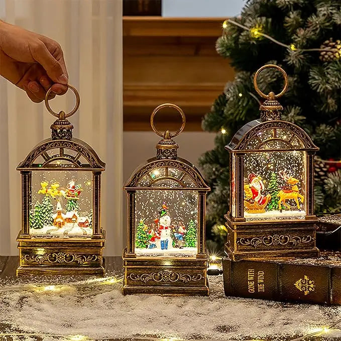 Новогодний декоративный ночник «Санта на олене»