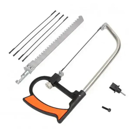 Ножовка по дереву в наборе с пилами TV One, Пилка для дерева и металла ручная