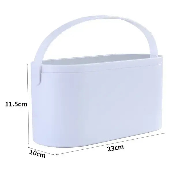 Органайзер корзинка бокс емкость настольная для косметики с зеркалом подсветкой от USB