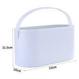 Органайзер корзинка бокс емкость настольная для косметики с зеркалом подсветкой от USB