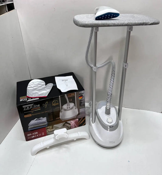 Белый Отпариватель вертикальный для одежды со стойкой Zepline ZP-129 3000W
