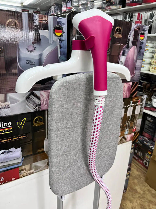 Красный Отпариватель вертикальный для одежды со стойкой Zepline ZP-129 3000W