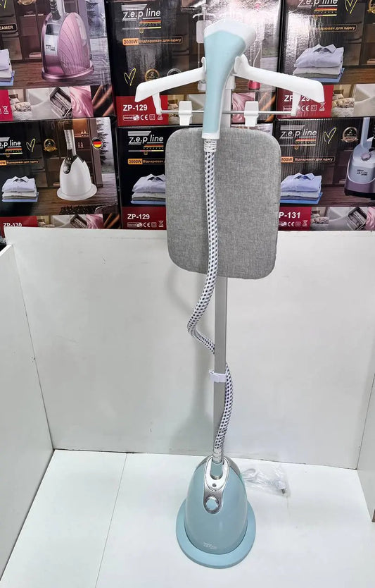 Голубой Отпариватель вертикальный для одежды со стойкой Zepline ZP-130 3000W