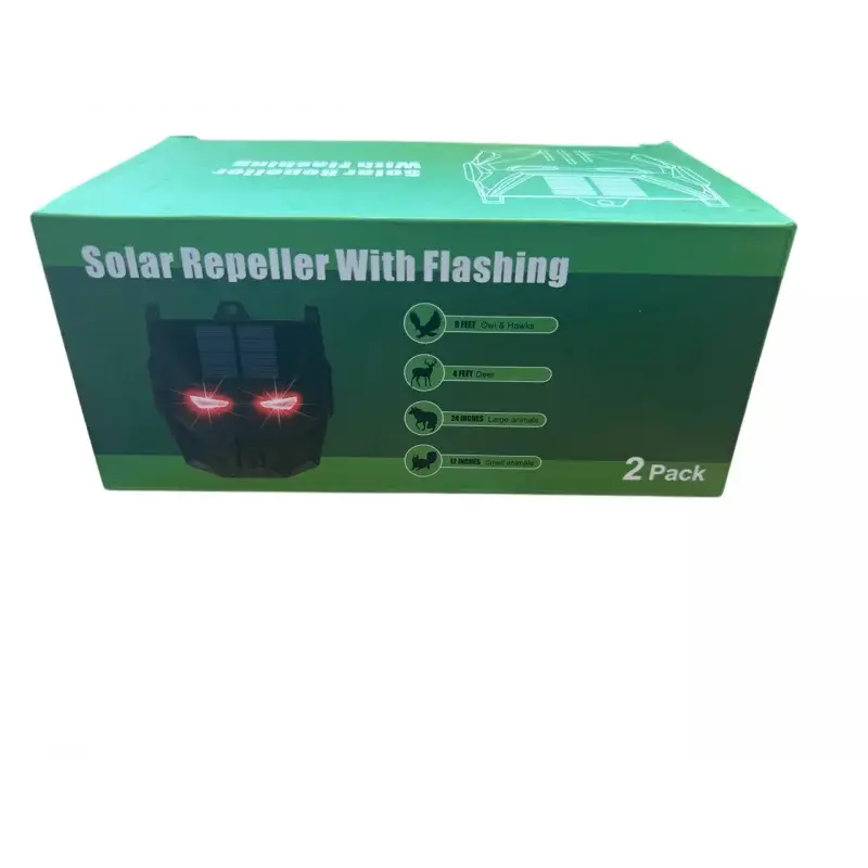 Отпугиватели животных "Ночная защита" BaseTech 2 штуки  Solar Repeller With Flashing