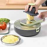 Овощерезка с контейнером Vegetable Cutter 9 в 1