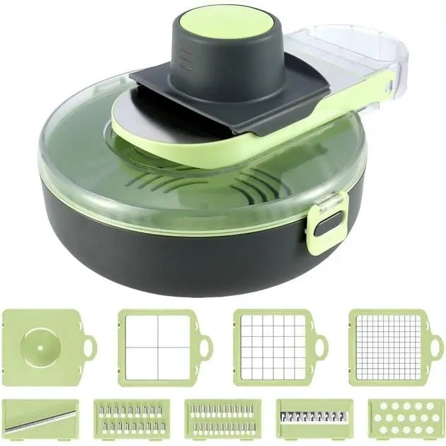 Овощерезка с контейнером Vegetable Cutter 9 в 1