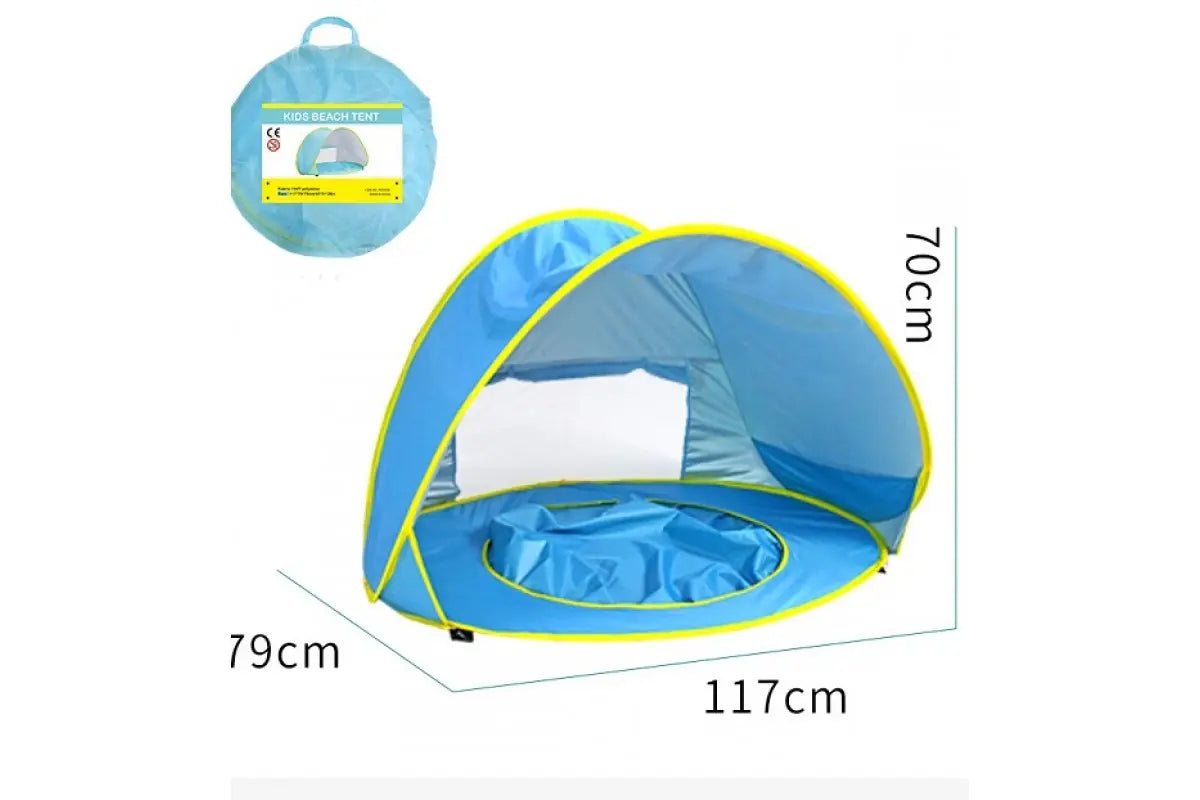 Палатка детская с бассейном автоматическая WM-BABY POOL