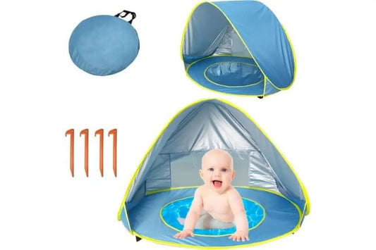 Палатка детская с бассейном автоматическая WM-BABY POOL