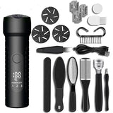 Пемза электрическая для ног пемза с круглыми насадками для ног на USB роликовая пилка Schwarz&Mayer 17 элементов в наборе