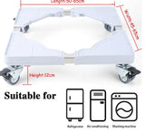 Передвижная подставка на колесиках для стиральной машины и холодильника