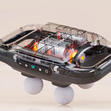 Перкуссионный массажер для тела, 4 головок, от USB, YCY -1601 / Массажер для спины / Вибромассажер