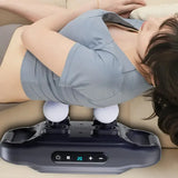 Перкуссионный массажер для тела, 4 головок, от USB, YCY -1601 / Массажер для спины / Вибромассажер