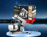 Планетарный миксер тестомес Zepline ZP-105  из нержавеющей стали Кухонный комбайн с чашей на 6л мощностью 3500 Вт