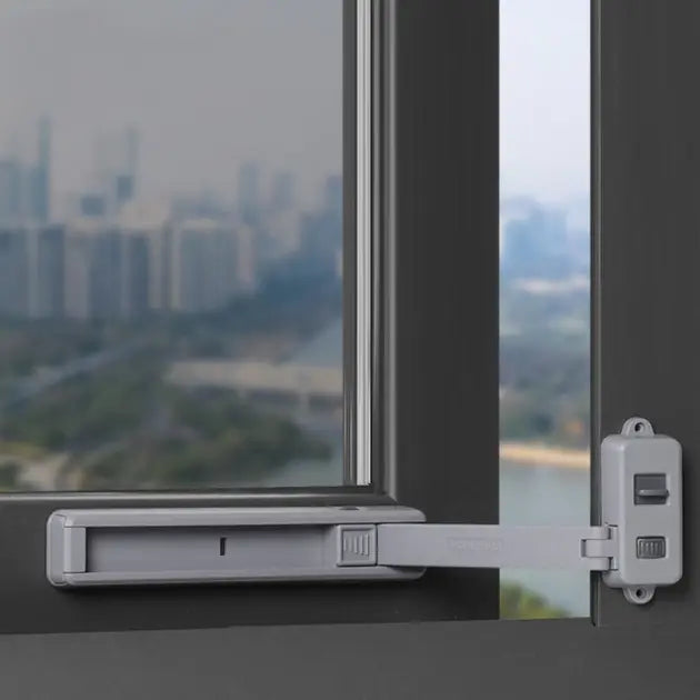 Пластиковый замок для окон, фиксация, стопор безопасности для детей, AND 1-42