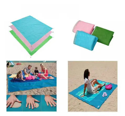 Анти-песок Пляжная чудо подстилка коврик для моря Originalsize Sand Free Mat