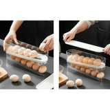 Подставка-органайзер для хранения яиц двухслойная с автоматическим качением