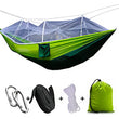 Подвесной гамак с москитной сеткой HIeha нейлоновый, с карманом, полный комплект