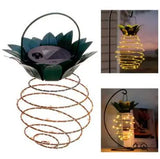 Подвесной светильник на солнечной батарее в виде ананаса