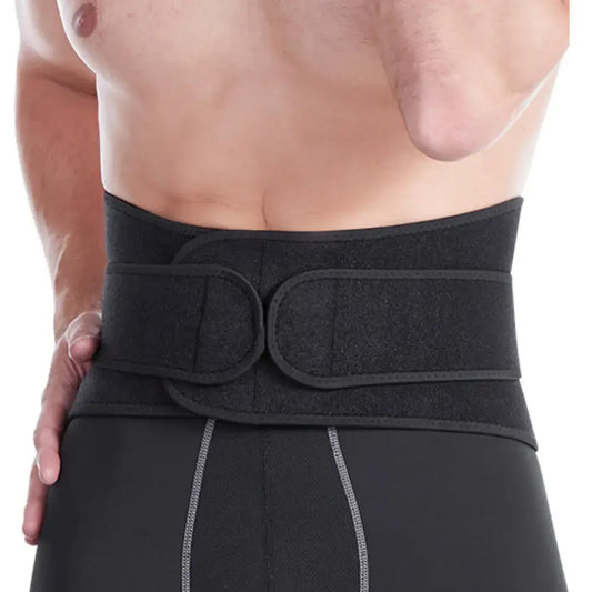 Пояс для спины при физических нагрузках на липучках / Пояс на поясницу / Ортопедический пояс для поясницы