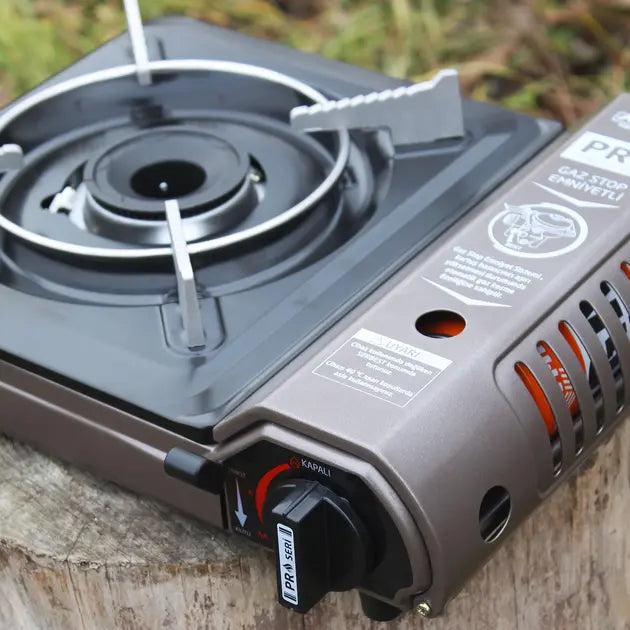 Портативная газовая плита-обогреватель Orcamp с пластиковым кейсом