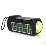 Портативная универсальная солнечная система (фонарь, радио FM, Bluetooth, павербанк)