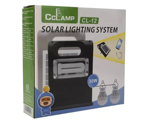 Портативная встроенная солнечная панель Cclamp CL-12, фонарь с дополнительными светодиодными лампами и боковыми лампами
