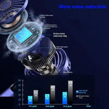 Портативный мини вентилятор Mini fan AND892 с подставкой для телефона и дисплеем