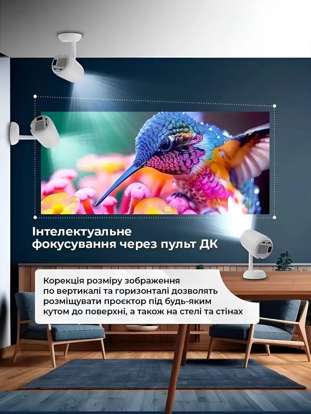 Портативный проектор Android 13 (TS-6)