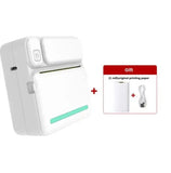 Портативный термопринтер с Bluetooth + рулон термобумаги, C19 / Мини принтер для печати