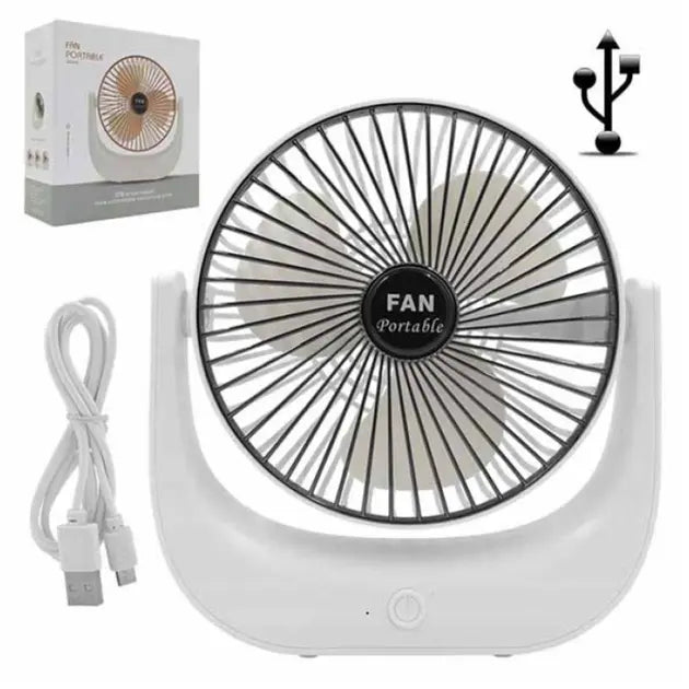 Портативный вентилятор настольный мини ручной Portable Fan AND LY-853