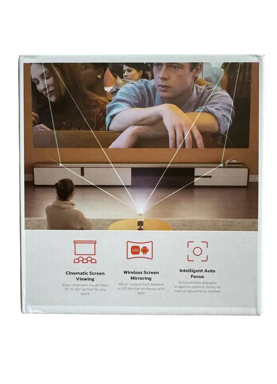 Портативный интеллектуальный 3D-проектор 1080P FULLHD