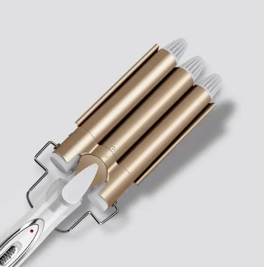 Тройная плойка для волос Kemei 1010