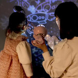 Проектор - ночник с вращением 360°, 12 сменных слайдов, LED настольная лампа