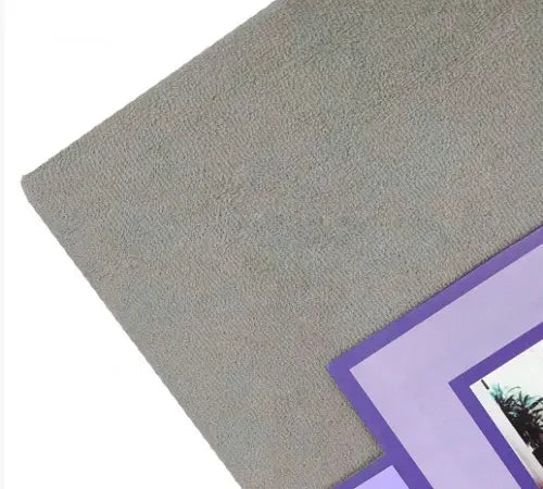 светло серая Простынь махровая на резинке с наволочками Anisa  (220х240+30 см)