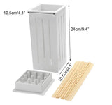 Приспособление для быстрого нанизывания шашлыка brochette express | шпажки для шашлыка