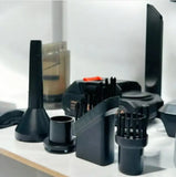 Пылесос автомобильный мощный беспроводной аккумуляторный, 4 насадок