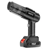 Пылесос автомобильный мощный беспроводной аккумуляторный, 4 насадок