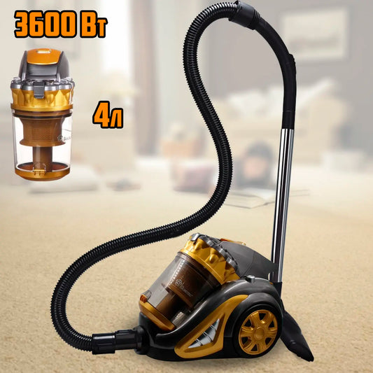 Пылесос Domotec MS 4408 Turbo Brush 3600W желтый
